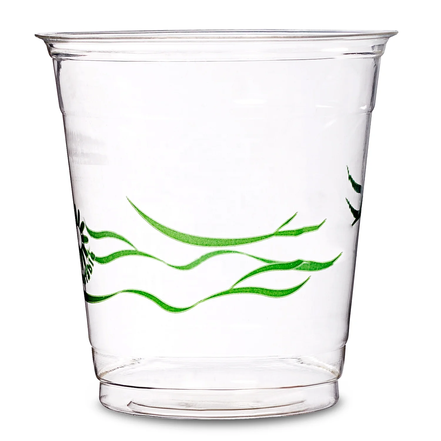 Customized Size Disposable Compostable 100% Biodegradable Clear Plastic Cups Cold Drinking PLA Cup with Lids