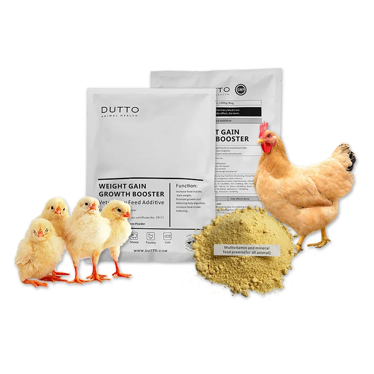 
chicken growth booster bulk vitamins premix feed additives for swine 