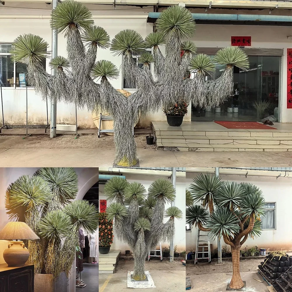 Hot Custom Handmade Design Beautiful Fake Plant Artificial Sisal Hemp for Home Indoor Decor