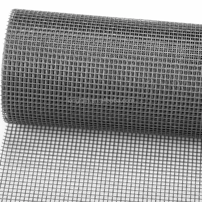 Anti Mosquito Mesh PVC Coated Fiberglass Insect Roller Mosquito Invisible16*12 ,85g  fiberglass  Window Screen