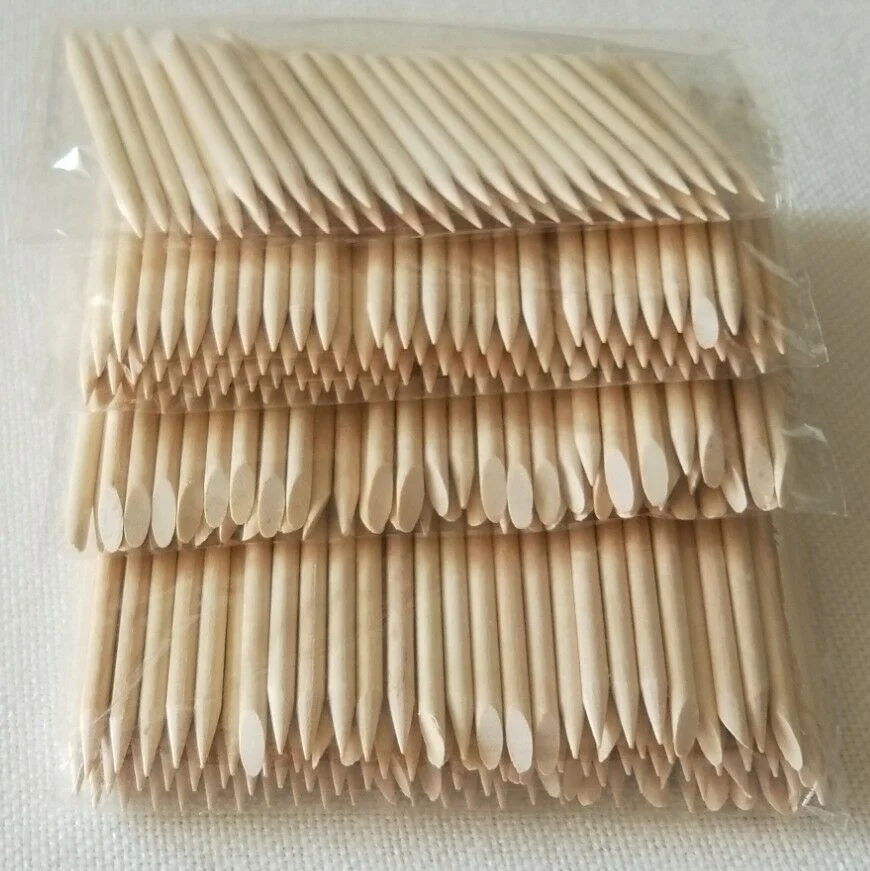 
Wooden orange sticks for nail Cuticle pusher remover nail art sticks 