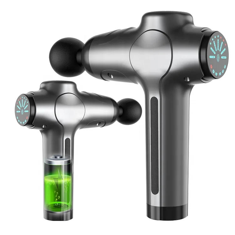 Прямая поставка, высокое качество, аккумулятор 2500 мАч, мощный портативный Электрический массажер для мышц, массажный пистолет