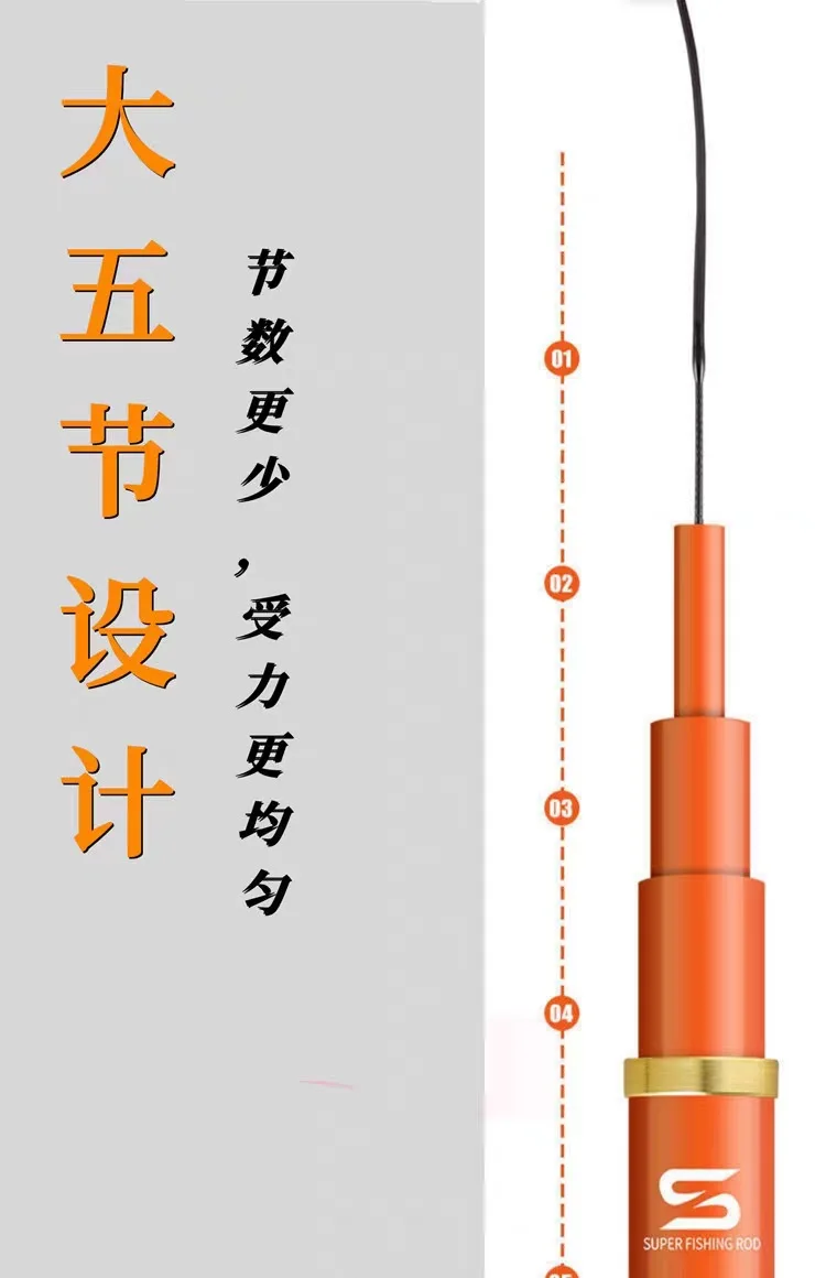 Deformed Steel Bar Fishing Rod Carp Rod Comprehensive Rod Fishing Gear Wholesale