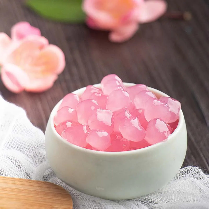 Instant popping boba fruit flavored popping boba for cold drink