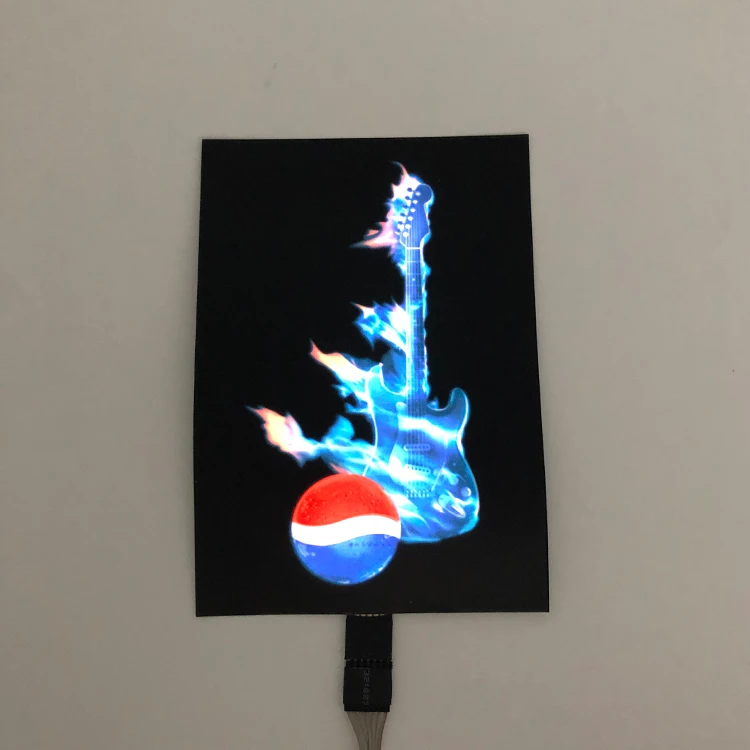 Custom design Led flashing wireless equalizer light up sound activated el panel for T shirt