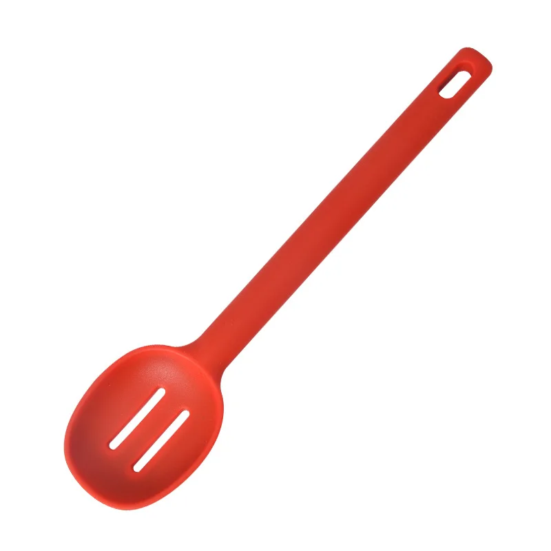 Kitchen Food Grade New Developed Silicone Kitchen Utensils Coated Silicone Kitchen Cooking Soup Spoon Scoop
