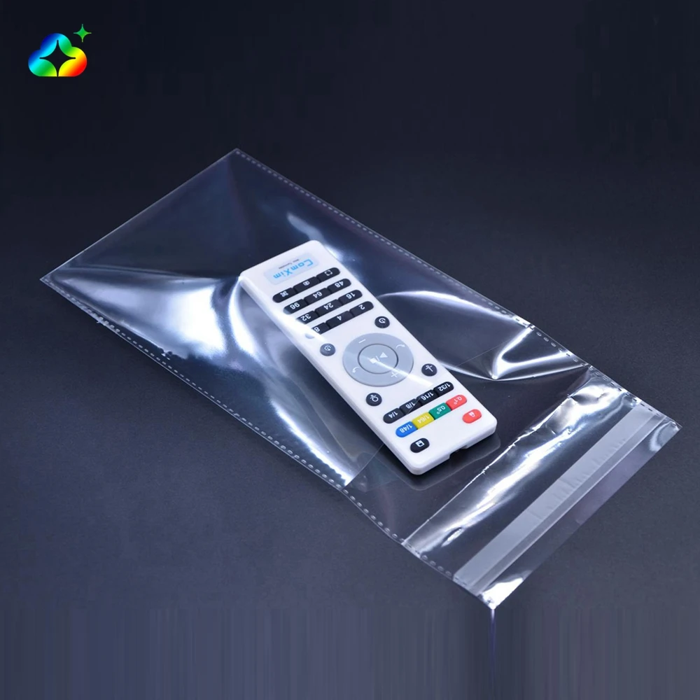 Factory Price Customized Packaging Transparent Clear Opp Plastic Bags With Self Adhesive