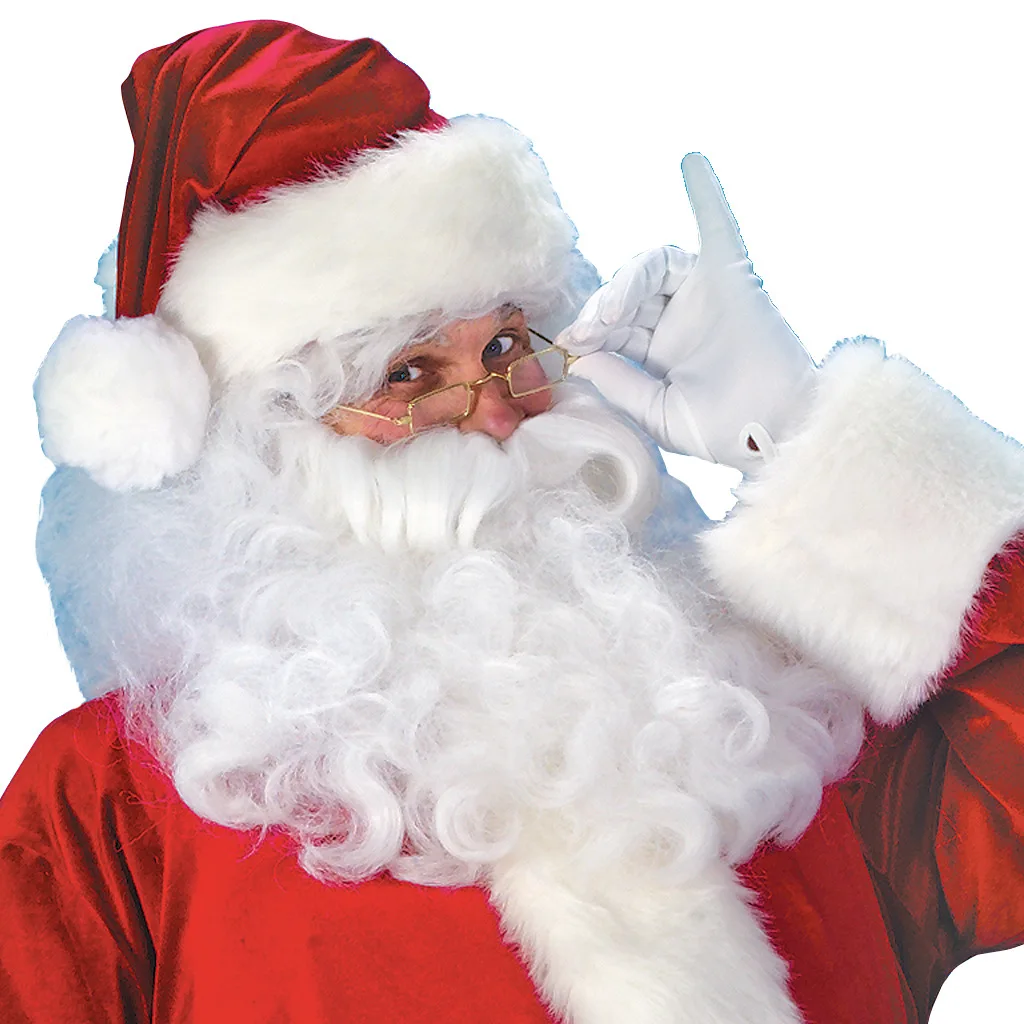 Santa Claus Suit For Adults 7PCS Party Men Children Family Costume Santa Claus Costume New year Adult Christmas Cosplay Costume