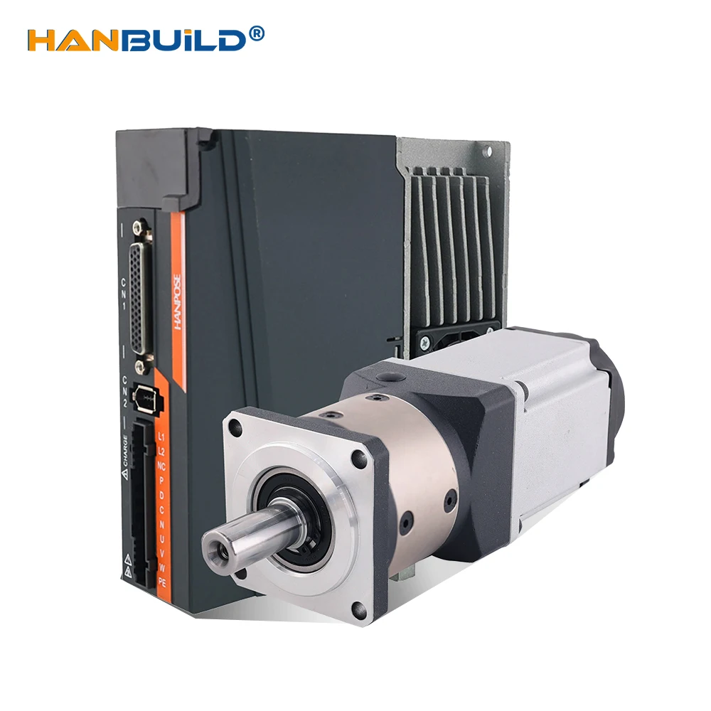 HanBuild servo motor High precision planetary reducer 0.4kw 1.3N.m 60SS40-HG10-1 ASD240 drive gearbox ac Servo Motor drive 400W