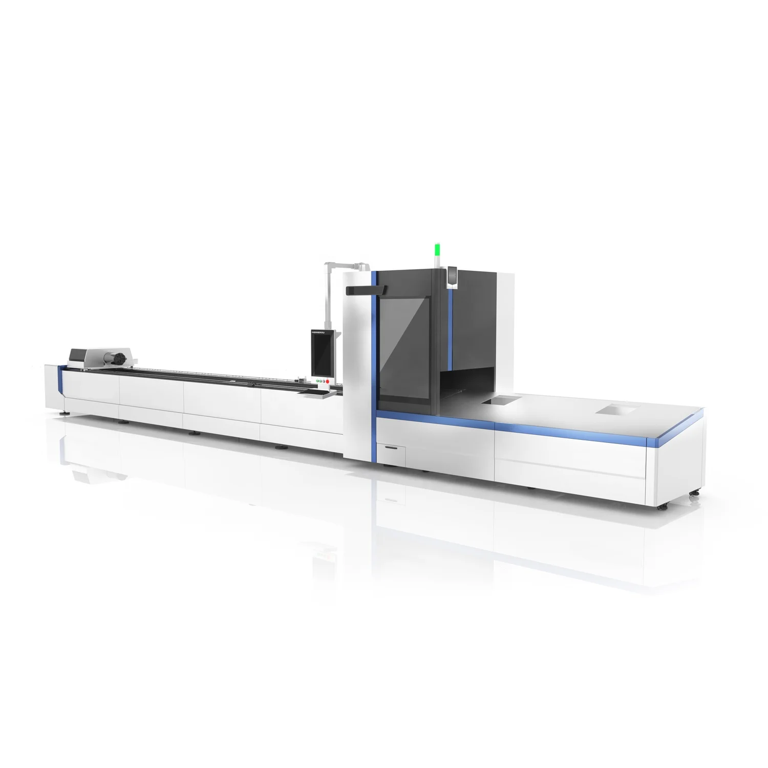 High Precision CNC Laser Tube Cutter Fiber Laser Cutting Machines 6KW 12KW CNC Pipe Cutting Machine