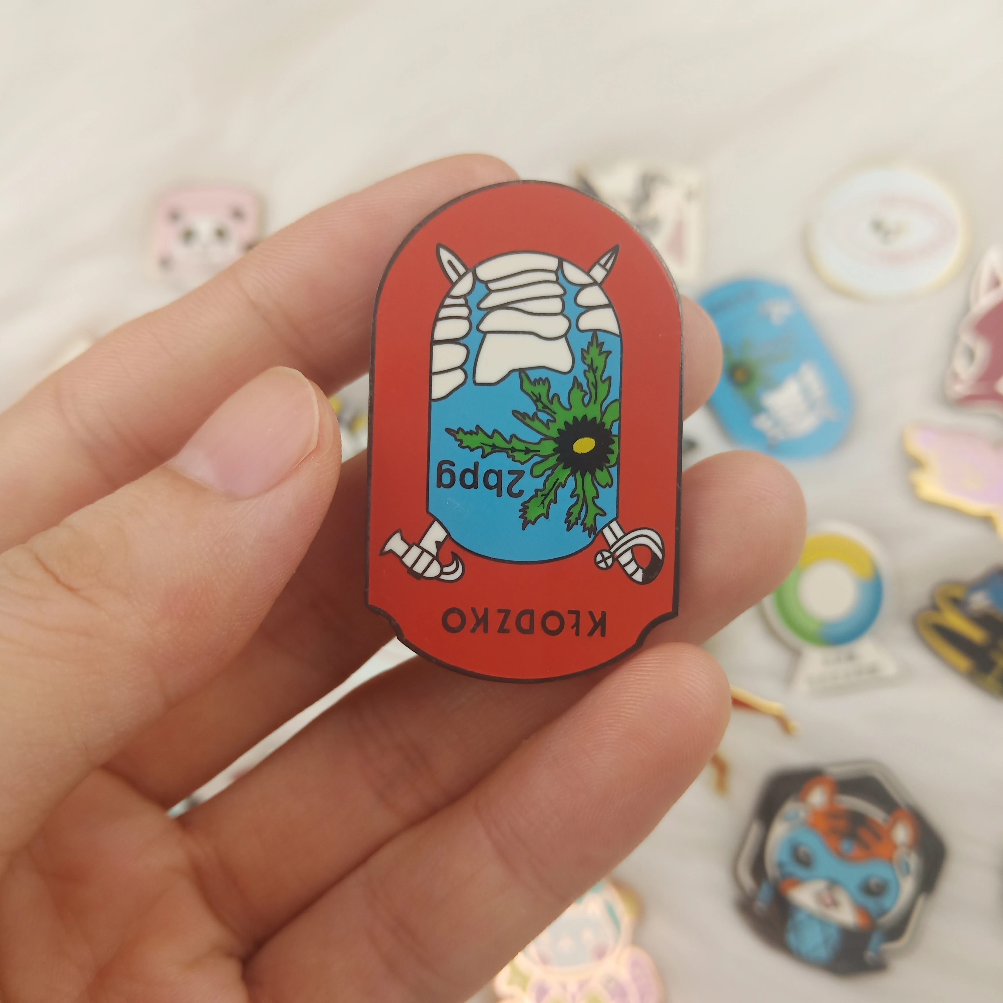 factory hot sell gifts square blank lapel pins