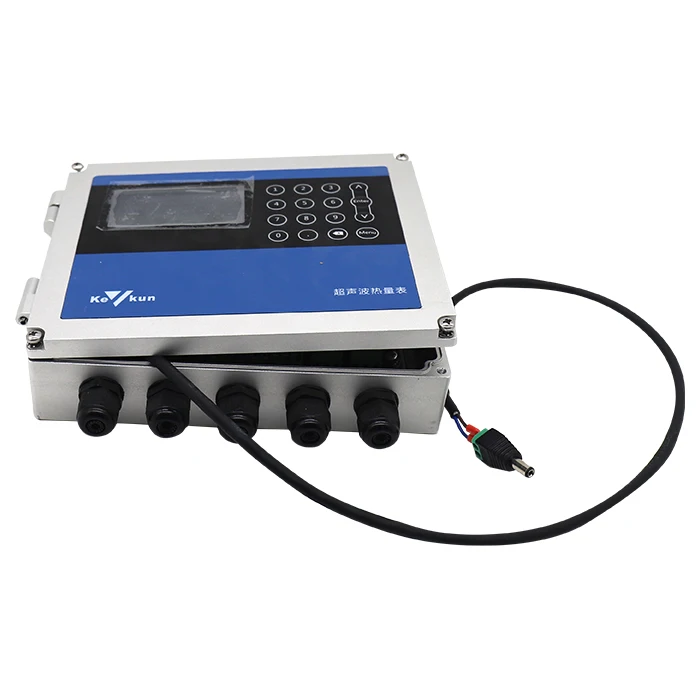 Kekun Factory Price Precise Fixed Ultrasonic RS232/RS485 MODBUS 25mm~1200mm  Water Flow Ultrasonic calorimeter
