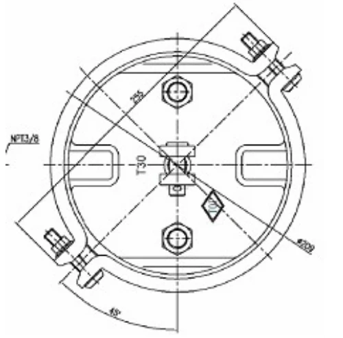 371HP Heavy Duty Truck Parts WG9000360601 HOWO Brake Chamber
