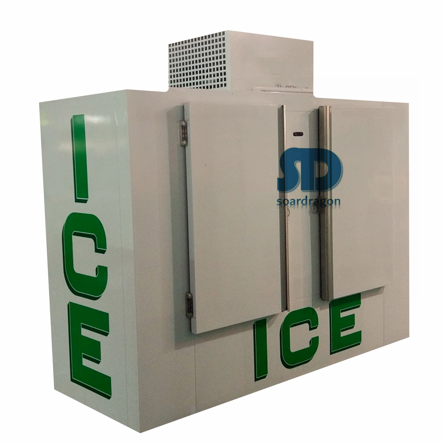 Best price -5C or -12 degree C optional low temperature industrial solid door vertical ice freezer