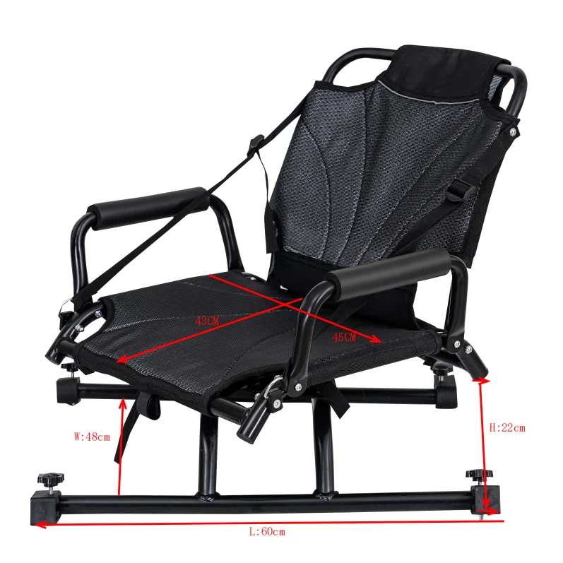 LSF 360 Swivel aluminum comfortable adjustable frame seat for  kayak