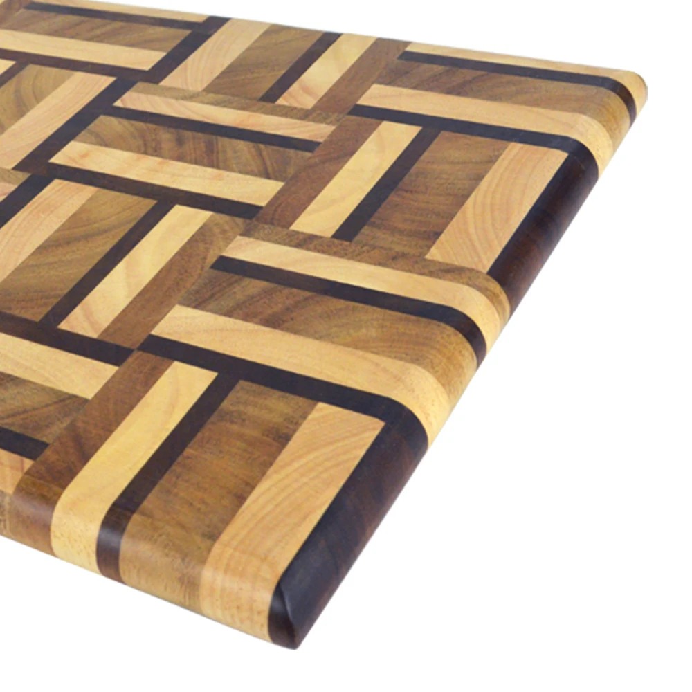 Acacia Wood&Rubberwood&Carbonizd Acacia Wooden Cutting Board Kitchen Large End Grain Chopping Block