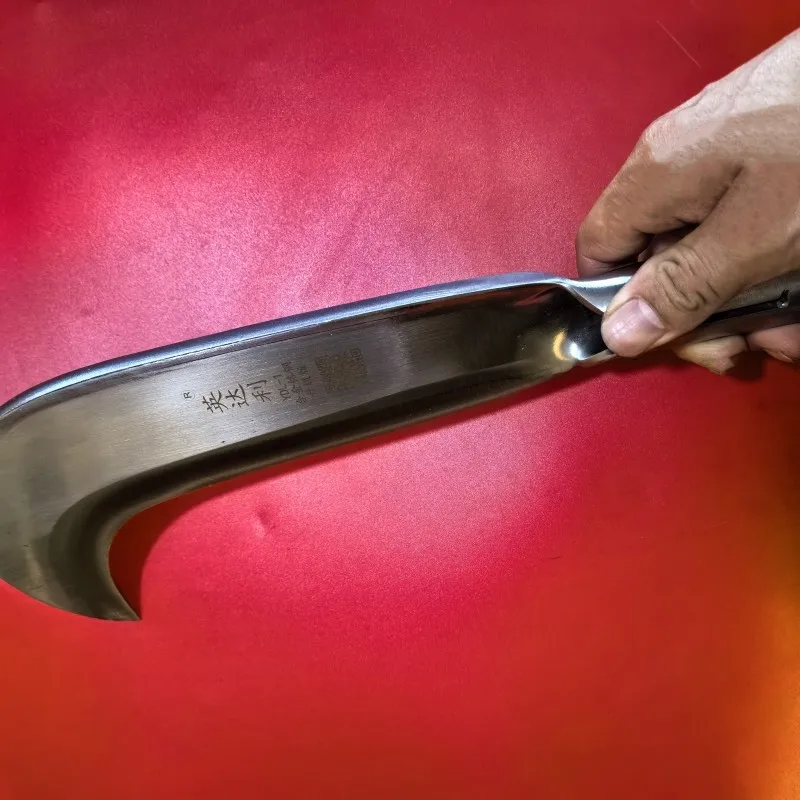 Agricultural Equipment and Gardening Tools Chrome Steel Chopping Knife, Stainless Steel Chopping Tool, Bamboo  Agricultural