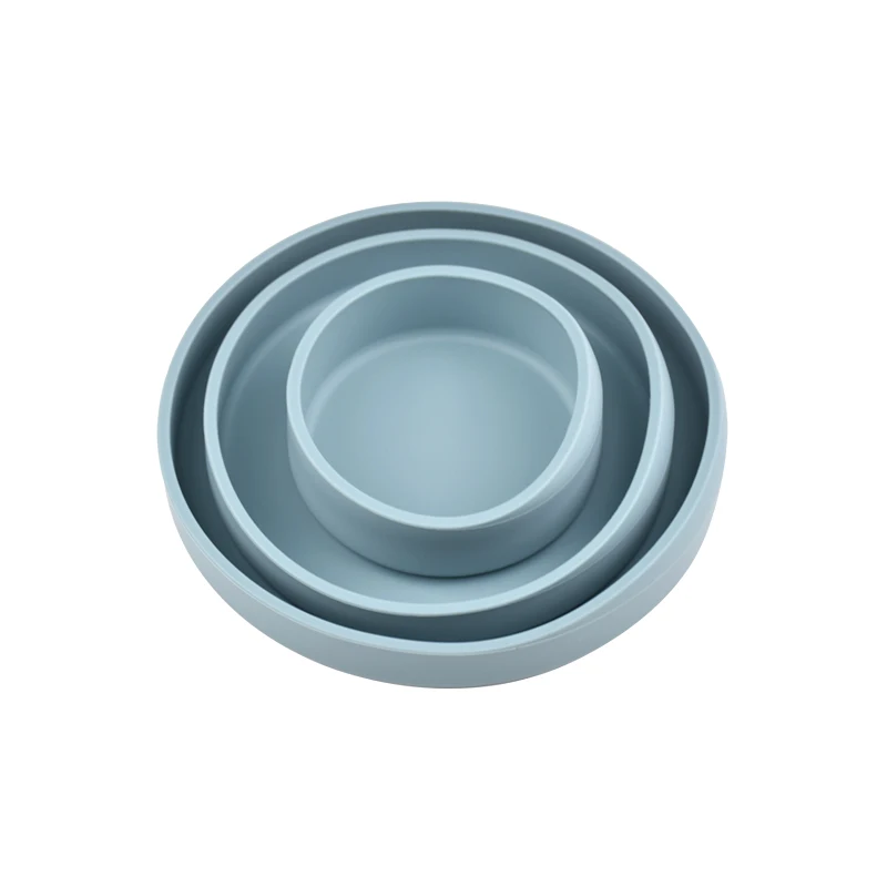 Baby Silicone Plate Kids Bowl Plates Baby Feeding Silicone Bowl Baby Silica Gel Dishes Kids Tableware