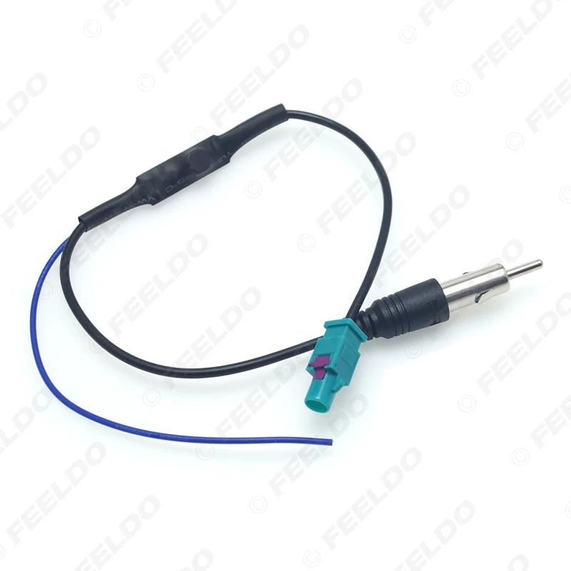 Auto Radio FM Antenna Wire With Booster Installation Male Adapter for Volkswagen/Audi/BMW/Ford/Citroen/Chrysler