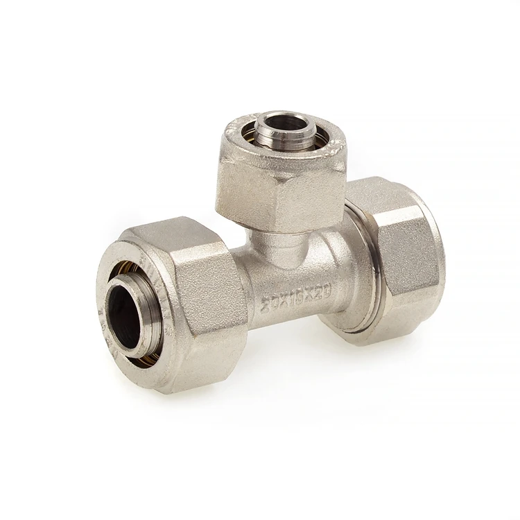 SU-GT18  PN16 Brass Boutique Card Sets Three Links Aluminum-plastic pipe tee