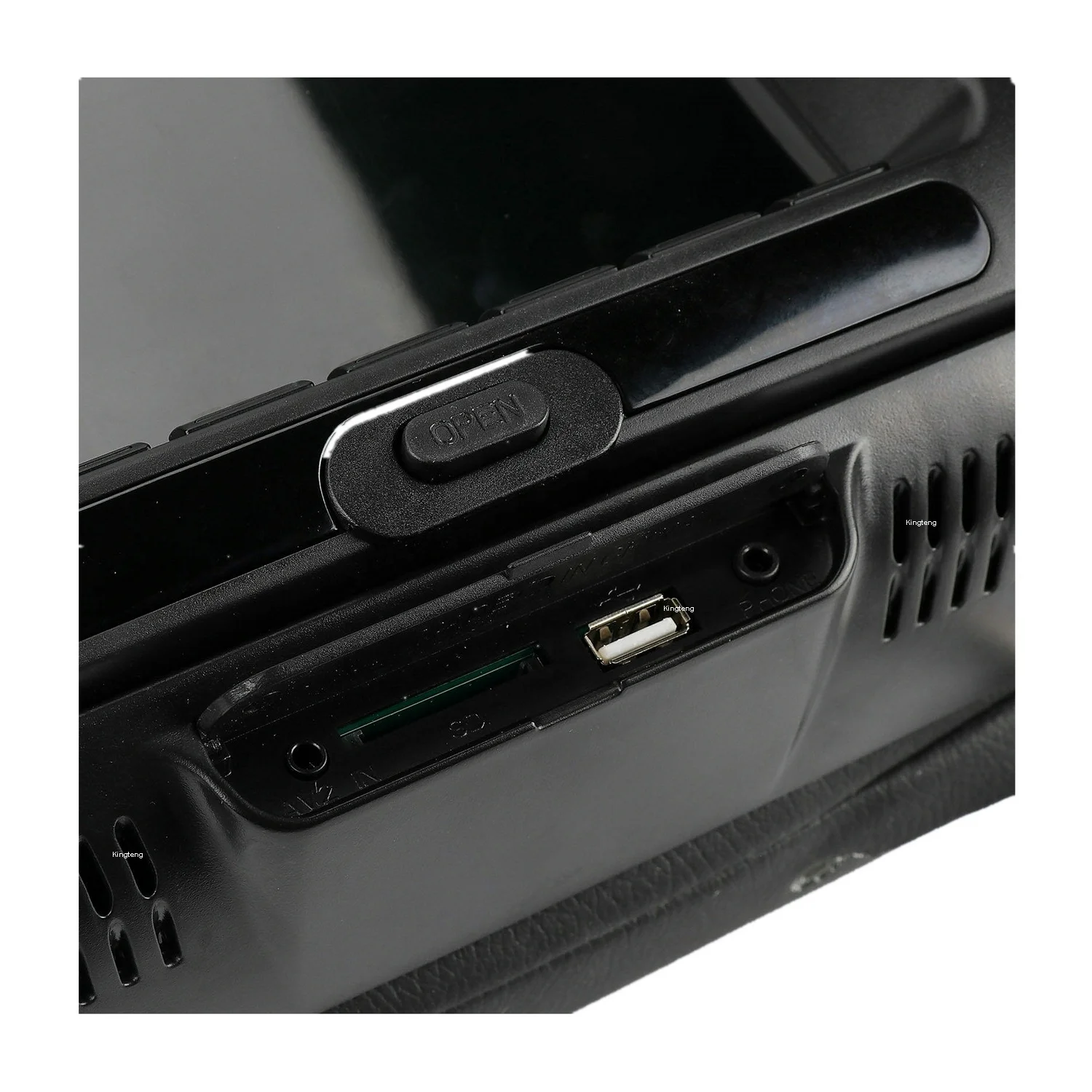 New Model Leather Automobile 7Inch Car Headrest Lcd Monitor With DVD SD USB Wireless Game