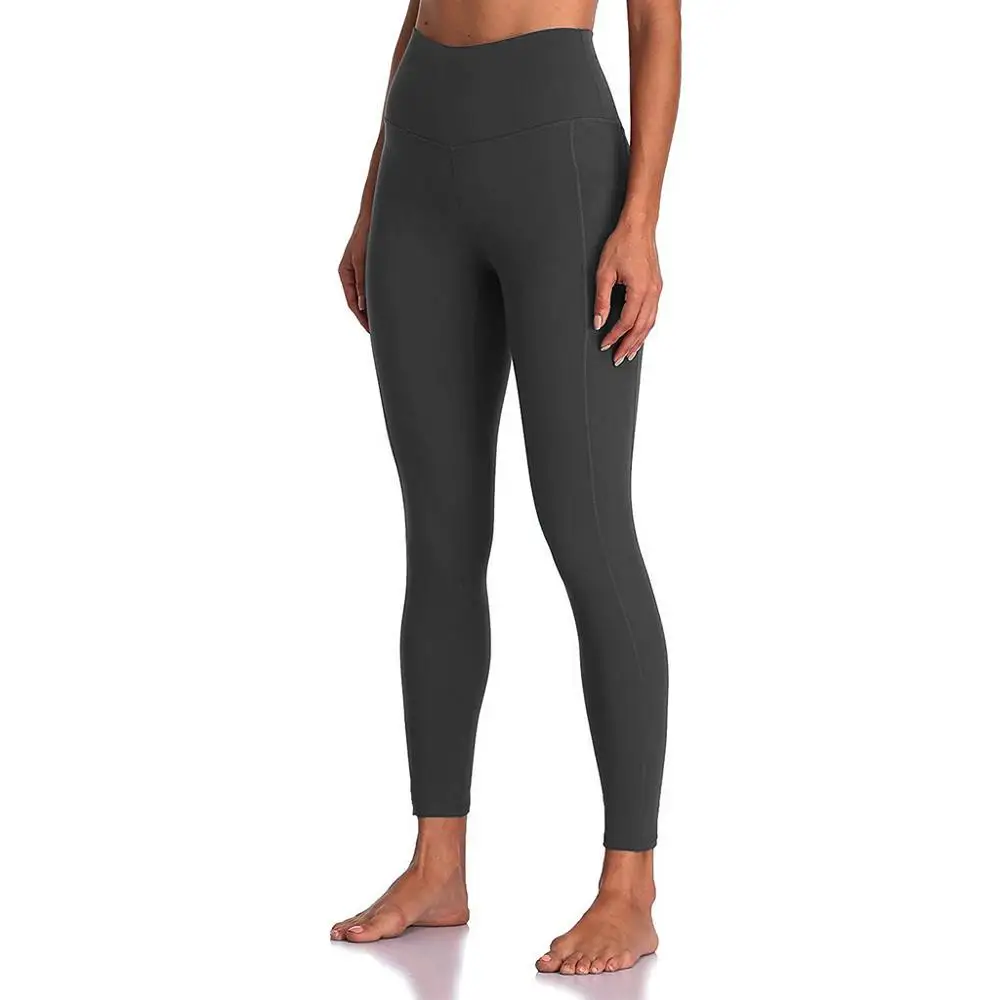 Push Up Women Gym Fitness Sets Clothing Women High Waist Workout Yoga Leggings with Pockets Patchwork Leggins Pants