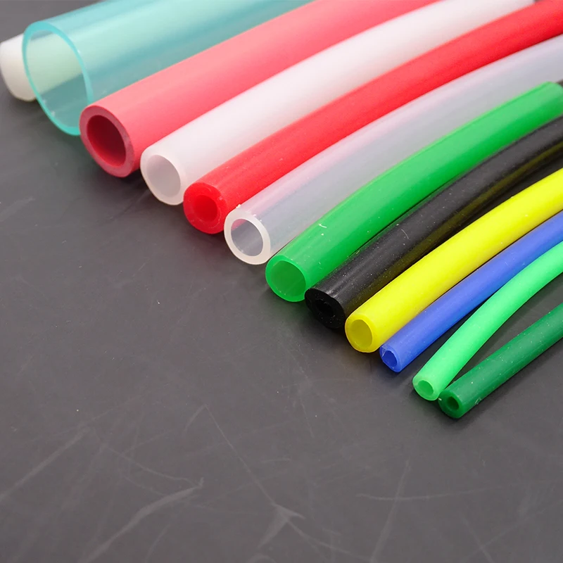 3x5mm high transparent 65A hardness platinum cured grade silicone rubber hose