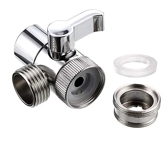 Клапан переключателя для смесителя для кухни и ванной комнаты с Аэратором и переходником с наружной резьбой для крепления шланга 1/2 дюйма