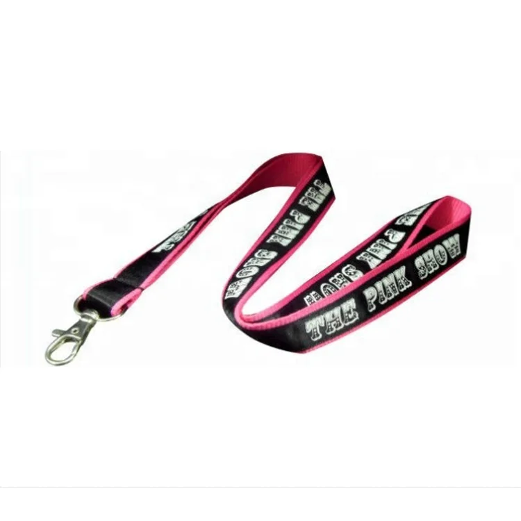 Custom polyester lanyards sublimation bulk cheap lanyard with carabiner hook