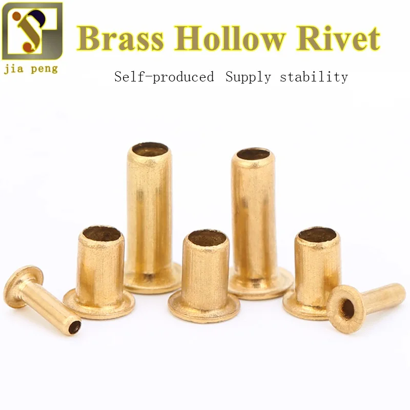 Factory Supply Wholesale Brass Grommets Brand New Copper Hollow Stud Small Size Through-Hole Eyelets