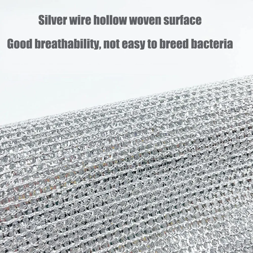 Household high quality scrub cloth kitchen pot dish clean scrubbing hard wire microfiber cleaning cloth