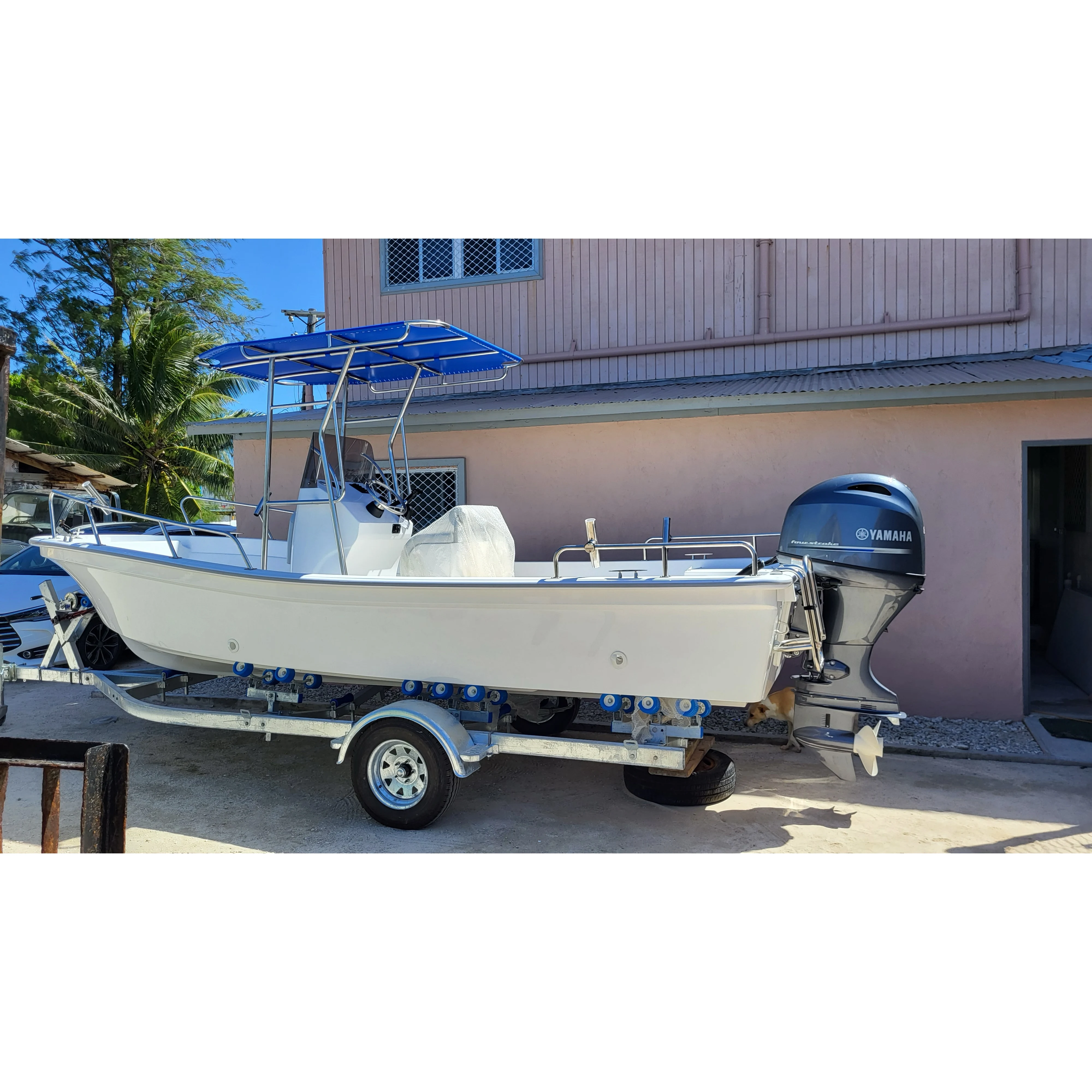 Лия 5-7 6 м рыболовная лодка панга из стекловолокна