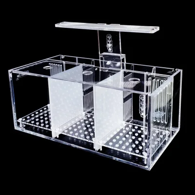Isolation aquarium acrylic Ecology small fish tank LED goldfish bowl