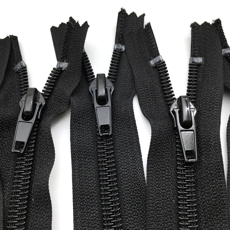 Прозрачная пластиковая верхняя крышка JY 3 #4 #5 # нейлоновая молния с металлическим слайдером