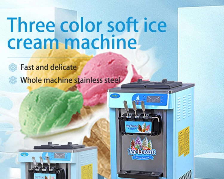 Yowon commercial soft serve ice cream machine production capacity 20L/H ice cream makers fast food equipment