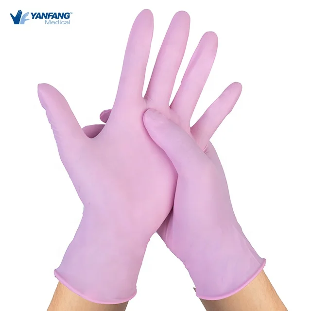 Nitrile Medical Disposable Powder Free Gloves Blue Disposable Blue Composite Nitrile Gloves