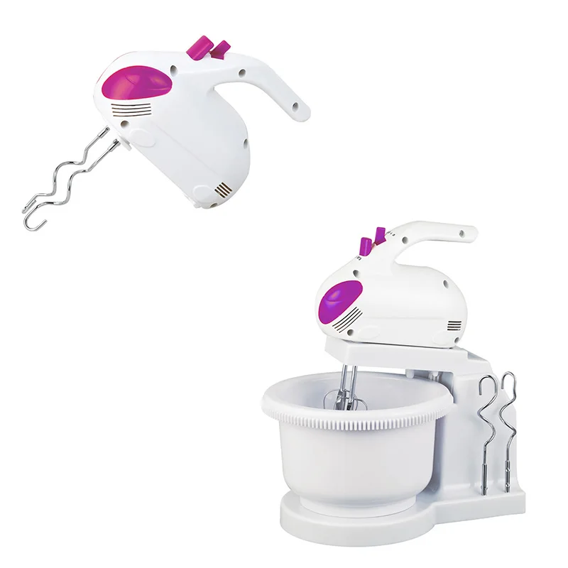 Home Kitchen Appliances Electric Automatic Food Processor Hand Whisk Beater Brown Blender Mixing Machine Mixer