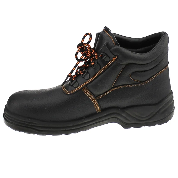 Outdoor Four Seasons middle-cut steel PU outsole work shoes steel toe caps