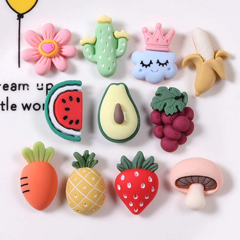 Creative Gifts Mushroom Strawberry Watermelon Fruit Resin Gifts For Kids Fun Business