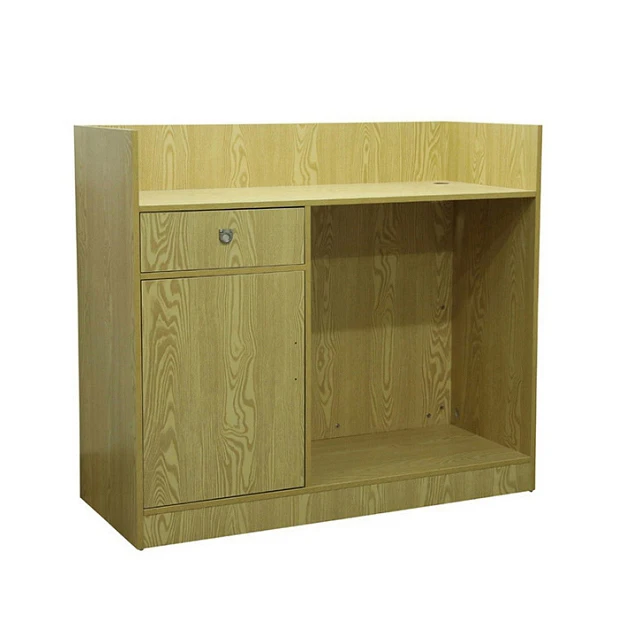 Большая часть продукции касса магазина розничного кассы деревянная полка стойка для супермаркета