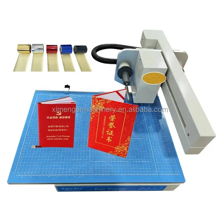 Digital 3025 No Need Plate Making 300 DPI New Year Red Envelope Cover Invitation Cards Hot Foil Stamping Machine