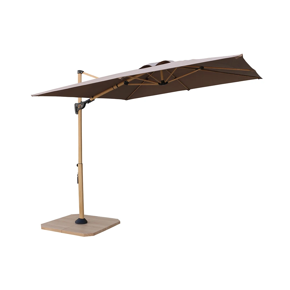Sunshade Outdoor Aluminum Offset Square Roma Umbrella Garden Cantilever Parasol Umbrella