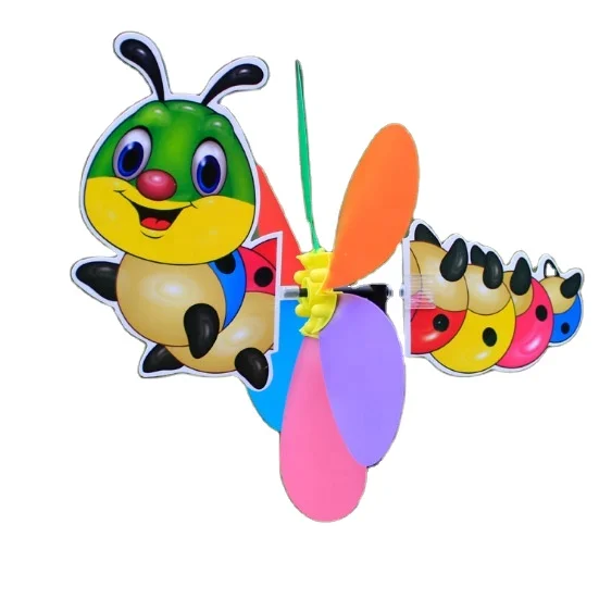 TY2976 Children funny spinning windmill, plastic pinwheel, interesting toy windmill For kindergarten decoration windmill toys
