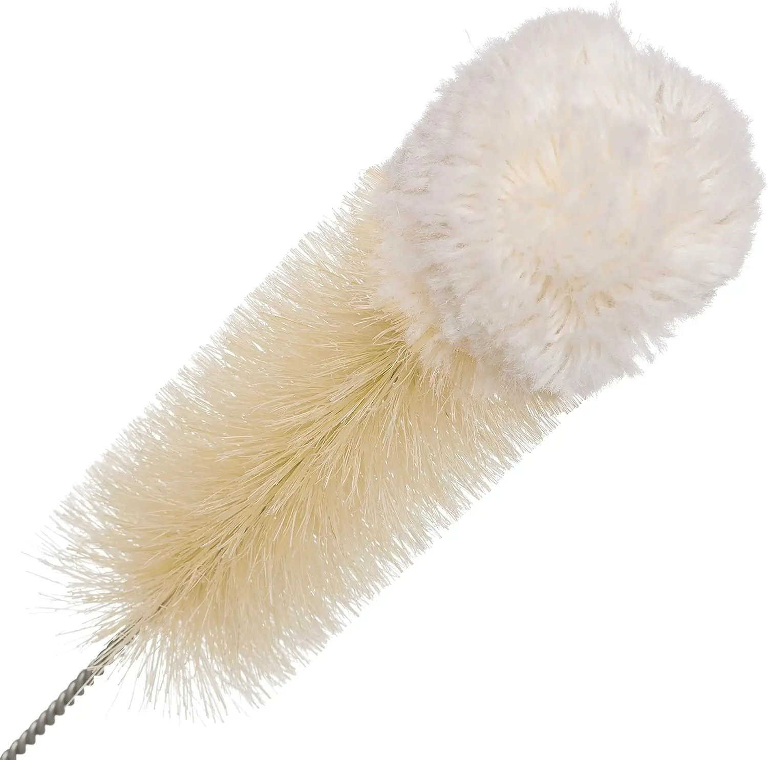 Pig Bristle and Wool Tip Bottle Cleaning Brush Set with Wire Handles, Various Sizes Accept more cleaning customization