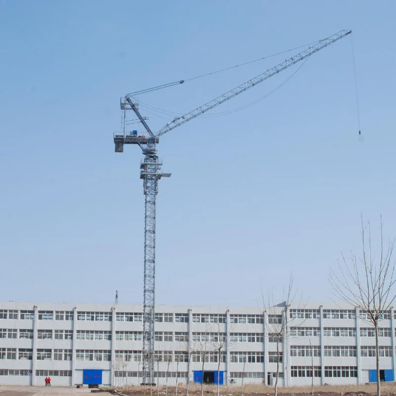 Высокая производительность XGTL500 25 тонн luffing jib башенный кран с запасными частями для