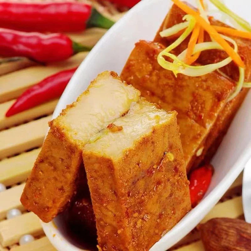 
Tasty JINZAI 108g Per Bag High Protein Low-carb Roasted Tofu Chinese Foods Wholesale 