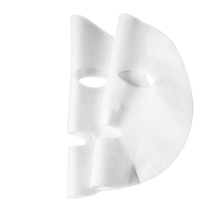 FC13 white viscose natural wood pulp cellulose natural plants fiber facial mask sheet material for skincare cosmetics
