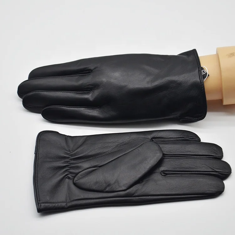 2022 Wholesale fashion High Quality winter touch screen Keep Warm real Cabretta /sheepskin/lamb leather Gloves men