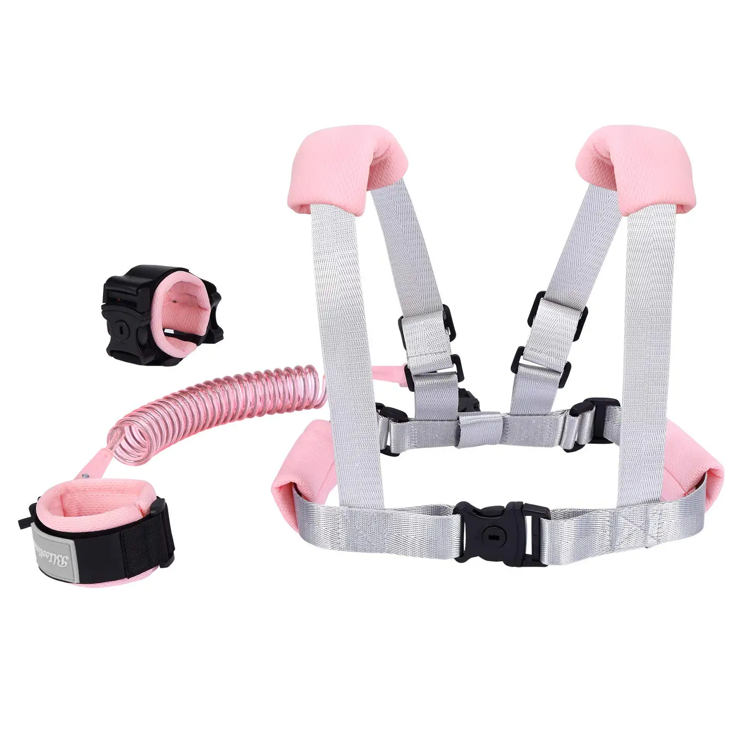 Kids Anti Lost Baby Safety Harness Leash Children Walking Leash Backpack Harness Wrist Cuff Link Safety Lock