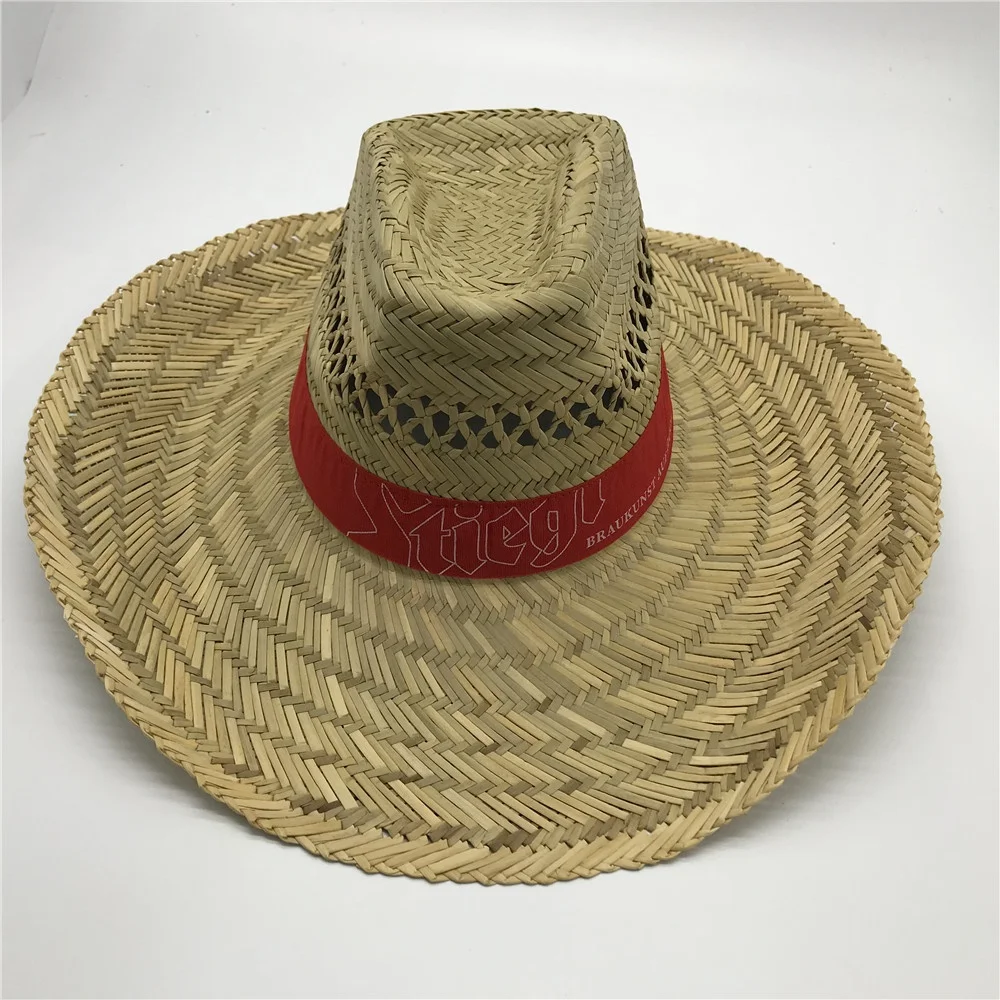 
Retro Gradient Color Wholesale UV Sun Protection Straw Cowboy Hats 